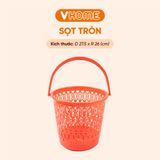  Sọt Nhựa Đựng Quần Áo, Sọt Đựng Đồ, Giỏ Đựng Đồ Chơi Nhựa VĨ HƯNG 