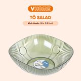  Đĩa Nhựa Pha Lê Cao Cấp, Đựng Trái Cây, Bánh Kẹo Sang Trọng, Tiện Dụng - Nhựa Vĩ Hưng 