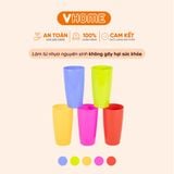  Ly Nhựa Cao Nhiều Màu, Nhựa Chính Phẩm, Không BPA, An Toàn Sức Khỏe - Vĩ Hưng 
