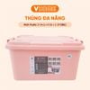  Thùng Nhựa Đa Năng 35L Có Bánh Xe Tiện Lợi - Bền Đẹp - Nhựa Vĩ Hưng 