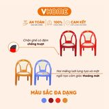  Ghế Tựa Mây Đại Có Tay Vịn Nhiều Màu, Chắc Chắn, Cao Cấp - Nhựa Vĩ Hưng 