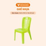  Ghế Dựa 9 Sọc Nhựa Vĩ Hưng Thoải Mái, Bền Đẹp, Tiện Dụng 