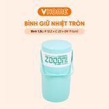  Bình Đá 1.5L, 2L Tiện Lợi, Nhựa Chính Phẩm, Màu Pastel Xinh Xắn - Nhựa Vĩ Hưng 