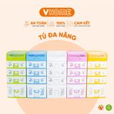  Tủ Đồ Mini Để Bàn Đa Năng, Nhiều Ngăn, Màu Sắc Xinh Xắn - Nhựa Vĩ Hưng 