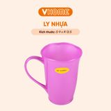  Cốc Uống Nước Có Quai, Chịu Nhiệt Cao Cấp - Nhựa Chính Phẩm - Nhựa Vĩ Hưng 
