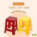  Ghế Nhựa Cao Đại Chắc Chắn, Cao Cấp - Nhựa Bền Đẹp - Nhựa Vĩ Hưng 