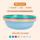  Thau Nhựa 26cm Nhiều Màu Nhựa Chính Phẩm, Không BPA, Bền Đẹp, An Toàn Sức Khỏe, Tiện Lợi Vĩ Hưng 
