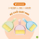  Bộ Chổi Và Đồ Hốt Rác Mini Vệ Sinh Bàn Phím, Nhỏ Gọn Tiện Lợi - Nhựa Vĩ Hưng 