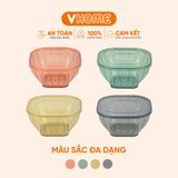  Tô Salad Vĩ Hưng Vuông Đa Năng - Nhiều Kích Cỡ Phù Hợp Mọi Nhu Cầu 