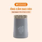  Ống Dao Kéo Nhựa Hình Vuông - Nhiều Ngăn Tiện Dụng, Đa Sắc, Bền Đẹp - Nhựa Vĩ Hưng 
