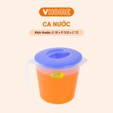  Ca Lường Có Nắp, Ca Nhựa Định Lượng 1200ml Kèm Nắp Nhựa VĨ HƯNG 