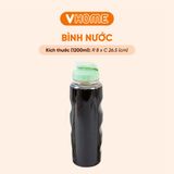  Bình Nước Thể Thao 1.2L, Nhựa Chính Phẩm, Không BPA, An Toàn Sức Khỏe - Nhựa Vĩ Hưng 
