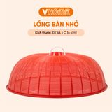  Lồng Bàn Nhỏ Đường Kính 44cm, Đa Màu Sắc - Bền và Tiện Dụng - Nhựa Vĩ Hưng 