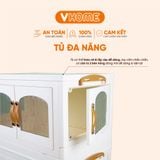  Tủ Nhựa Vĩ Hưng Đa Năng Cao Cấp 4 Tầng VHOME 