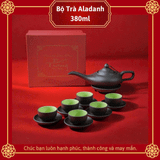  Bộ Ấm Chén Trà Gốm Tử Sa Aladanh 380ml 