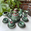  Bộ Ấm Chén Trà Gốm Tử Sa -Màu Xanh Ngọc Kèm Phụ Kiện 