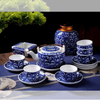  Bộ ấm Chén Men Lam Hoa Dây 