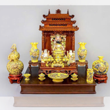  Ban Tài Địa Màu Vàng Đắp Nổi Vẽ Vàng 