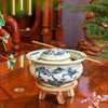  Điếu Bát Men Rạn Vẽ Phong Thuỷ 