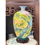  Bình Hút Lộc Dáng Cao Vẽ Sen Phú Qúy H50 