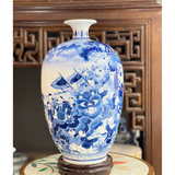  Bình Hút Lộc Bách Nhi H50 Men Lam 