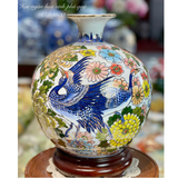  Bình Hút Lộc – Hạc Ngàn Hoa Sinh Phú Qúy H30 