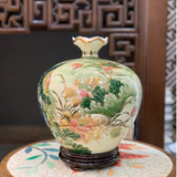  Bình Hút Lộc Sen Hạc Vẽ Vàng H35 