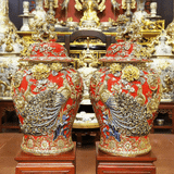  Chóe Công Danh Phú Quý Màu Đỏ Đắp Nổi Vẽ Vàng 