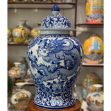  Đôi Chóe Thờ Đại 40ml – Men Tràm Ngọc Nếp – Vẽ Sơn Thuỷ 