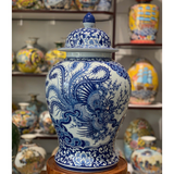  Đôi Chóe Thờ Đại 40ml – Men Tràm Ngọc Nếp – Vẽ Sơn Thuỷ 