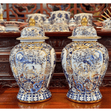  Chóe Tứ Cảnh Kỹ Lam Vẽ Vàng 