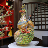  Hồ Lô Kim Long -Công Đắp Nổi H75 