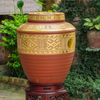  Chum Sành Thổ Cẩm Dát Vàng 