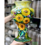  Lọ Cắm Hoa Họa Tiết Hoa Hướng Dương H29 