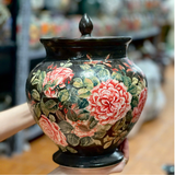  Vò Cắm Hoa Họa Tiết Hoa H27 