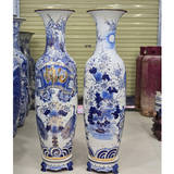  Lọ Lộc Bình Phúc Đức Vẽ Vàng Cao 1M40 