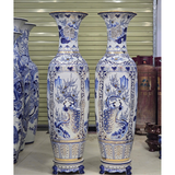  Lọ Lộc Bình Tứ Cảnh Vẽ Vàng Cao 1M40 