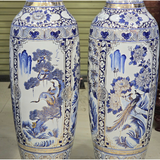  Lọ Lộc Bình Tứ Cảnh Vẽ Vàng Cao 1M40 