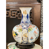  Lọ Dáng Tỏi Vẽ Nhị Cảnh Mã Đáo Thành Công -Thuận Buồm Xuôi gió H50 