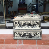  Bộ Quách Tiểu Sứ Hoa Sen Nổi 