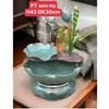  Thác Nước Phong Thuỷ Hoa Sen Phi 30 CM 