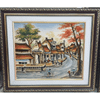  Tranh Chùa 1 Cột  Bát Tràng KT 56 X 48 CM 