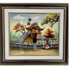  Tranh Chùa 1 Cột  Bát Tràng KT 56 X 48 CM 