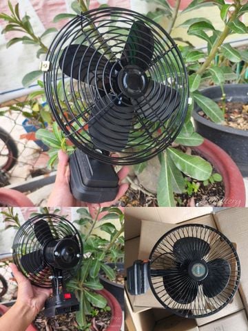  Thân quạt 8inch chân pin phổ thông 