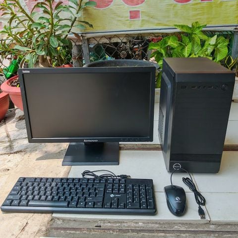  Combo pc+ màn lenovo 