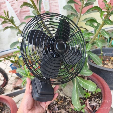  Thân quạt 8inch chân pin phổ thông 
