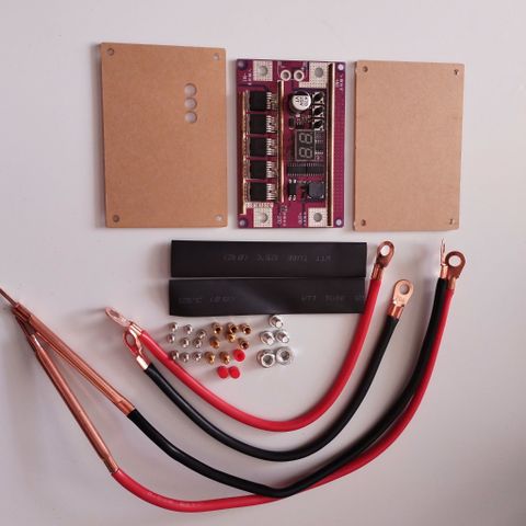  Mạch chế hàn cell bằng ắc quy, pin 