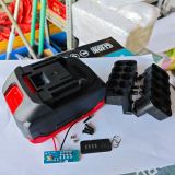  Vỏ chống sốc pin makita 18650, 21700 có led 