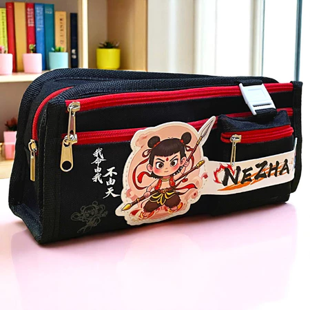 Hộp Bút Học Sinh Vải Canvas Họa Tiết Natra