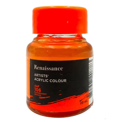 Màu vẽ nước acrylic Neon Fluo 20ml (nhiều màu) - hiệu Renaissance Thái Lan